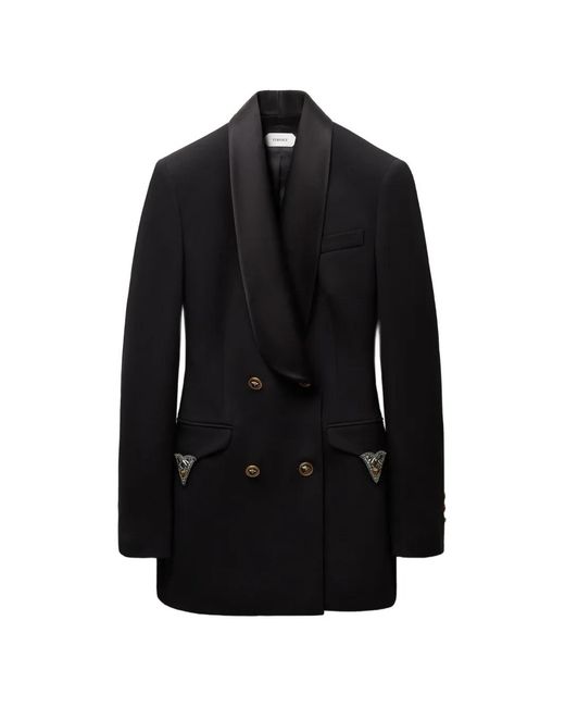 Versace Black Wool Blazer