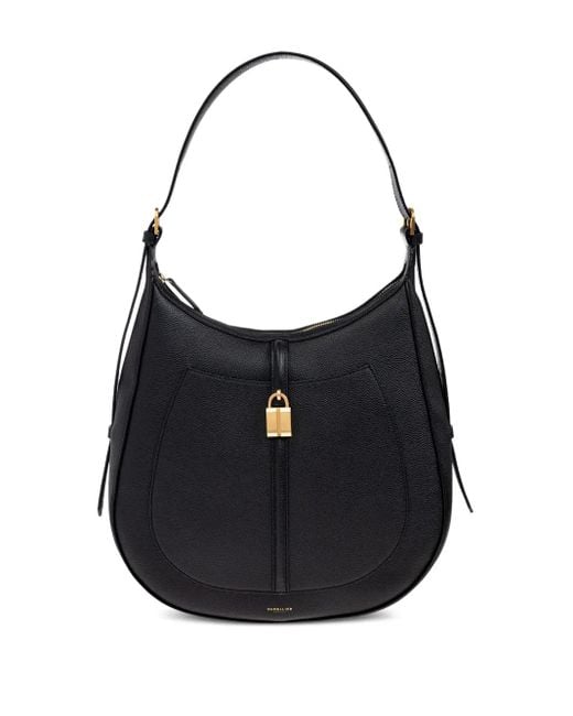 DeMellier London Siena レザーショルダーバッグ S Black