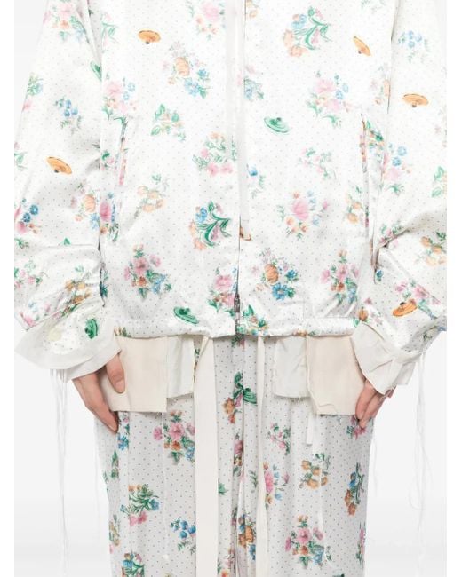 Midorikawa White Ufo Print Jacket