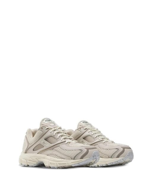 Reebok White Premier Trinity "Bone/Ash" Sneakers for men