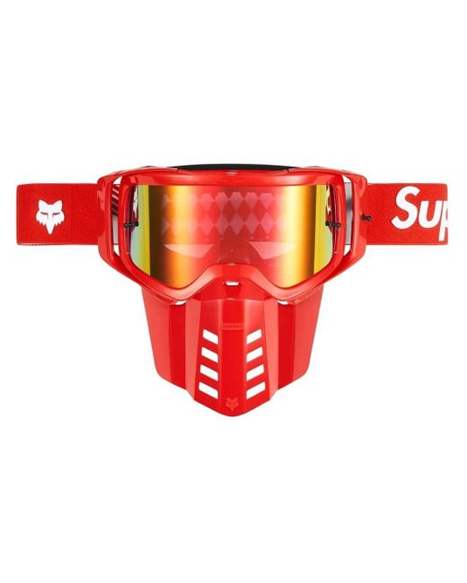 Supreme Red X Fox Racing goggles