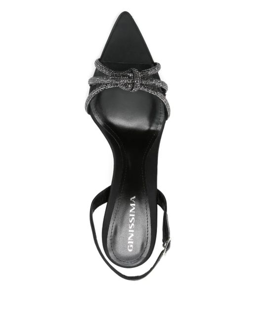 Ginissima Metallic 95Mm Daisy Sandals