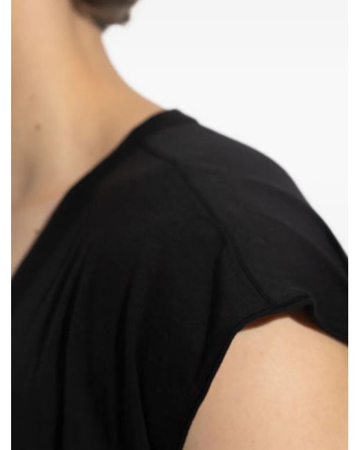 Rick Owens Mouwloze Top Met Diepe V-Hals in het Black voor heren