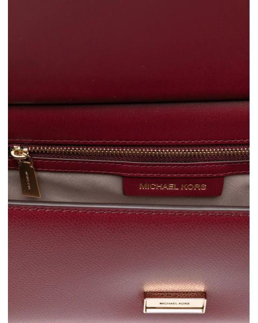 Michael Kors Purple Medium Carmine Shoulder Bag