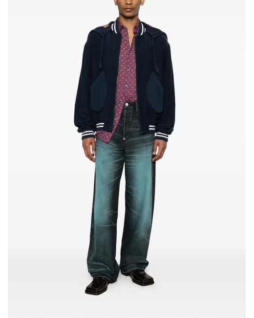 KENZO Gray Washed Jeans for men
