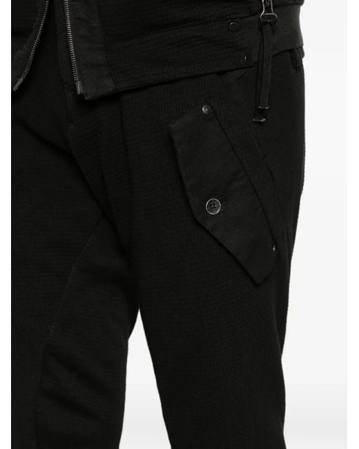 Masnada Black Cargo Pants for men