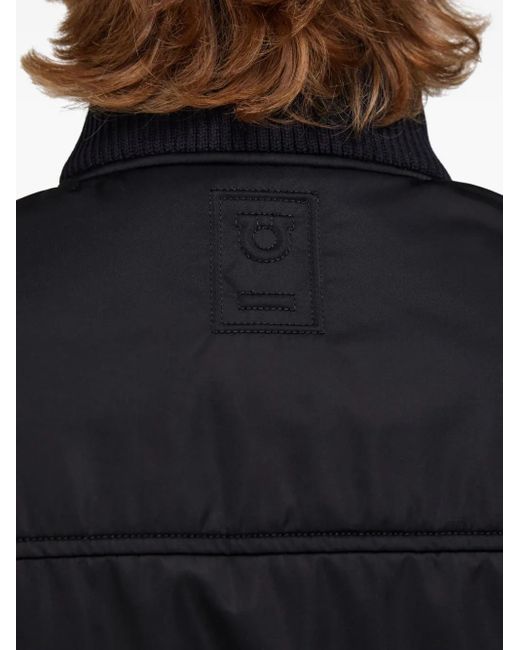 Ferragamo Zip-up bomber jacket in Black für Herren