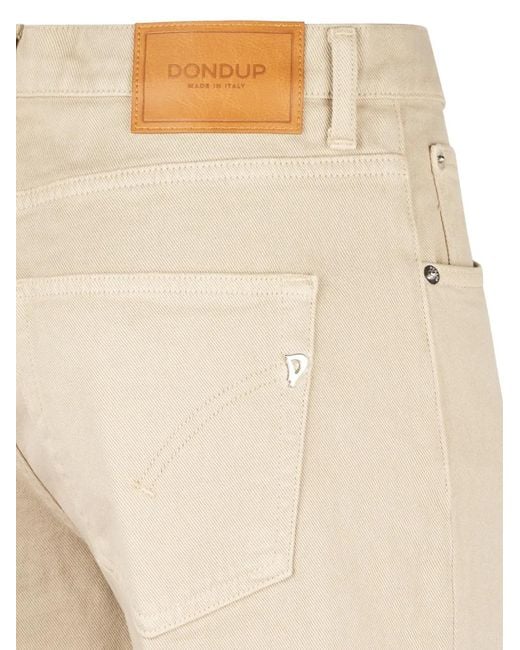 Dondup Natural Logo-Patch Trousers