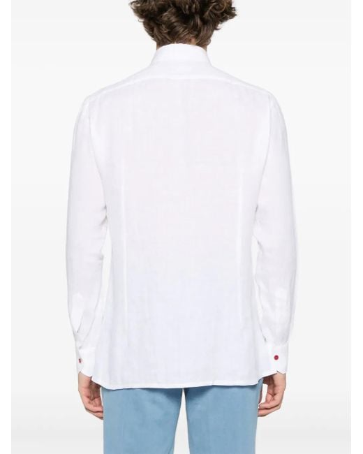Camicia di Kiton in White da Uomo