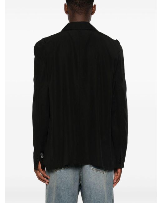 Balenciaga Black Single-Breasted Blazer for men