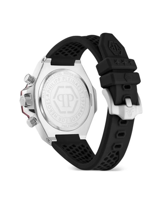 Philipp Plein Black Chrono Royal 46Mm for men