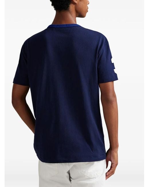 Polo Ralph Lauren Blue Logo Graphic T-Shirt for men