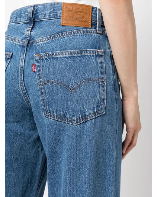 Levi's Straight Jeans in het Blue