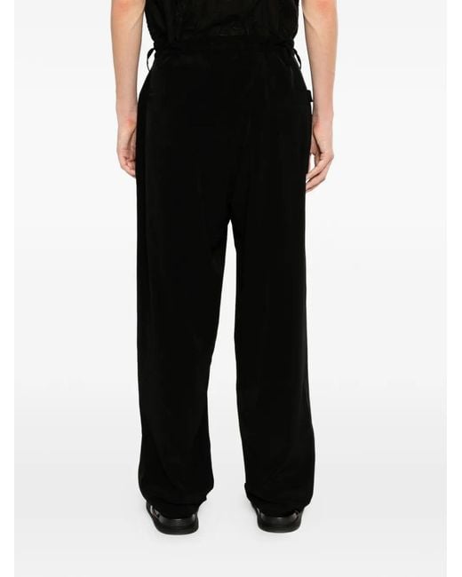 Yohji Yamamoto Black Pocket Tapered Pant for men