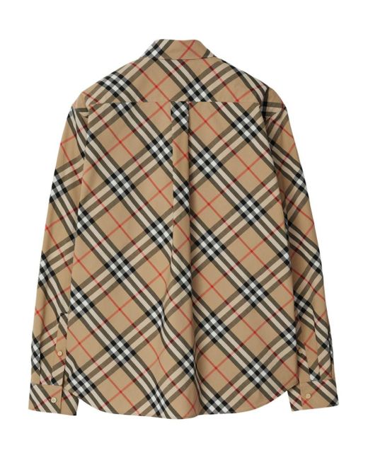 Chemise en coton à motif Vintage Check Burberry pour homme en coloris Natural