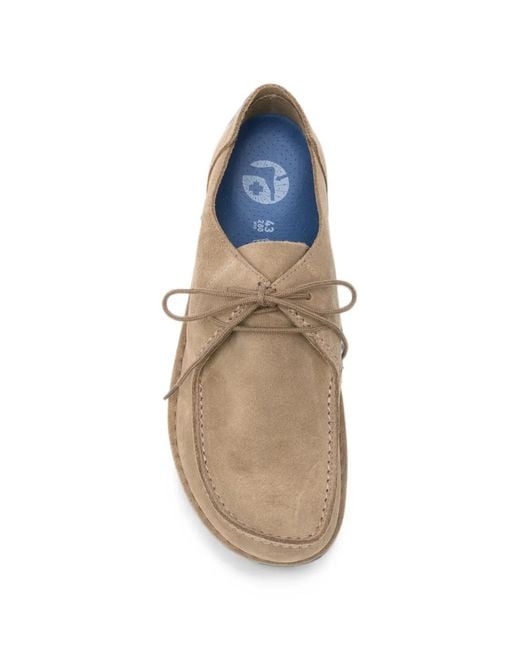 Birkenstock Brown Utti Lace Lace-Up Derby Shoes for men