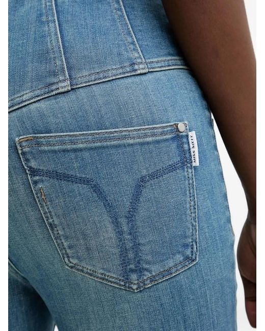 Miss Sixty Blue Buttoned Pocket Jeans