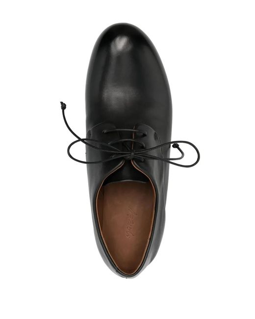 Marsèll Black Capozucca Leather Derby Shoes for men