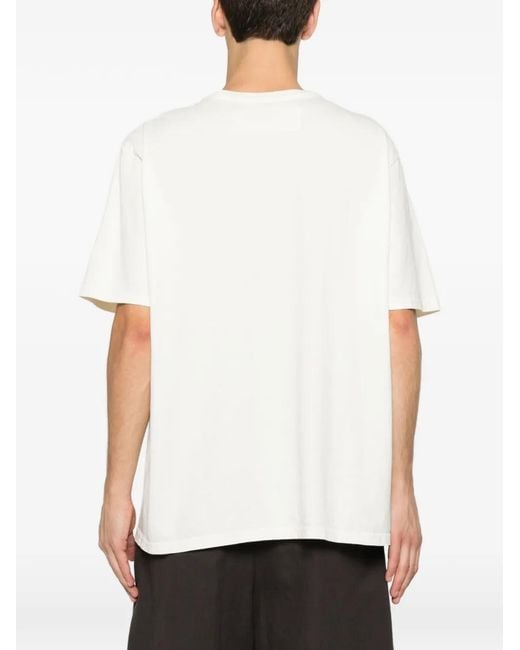 One Of These Days White T-Shirt The Day The Rains Came À Imprimé Graphique for men