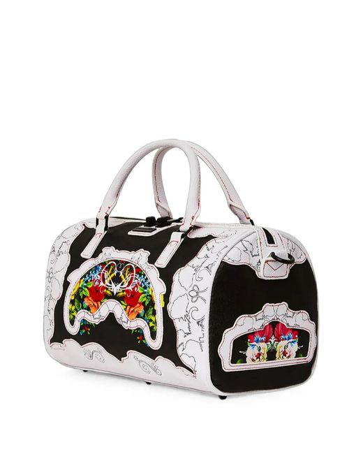 Sprayground White Foram Mini Duffle Bag