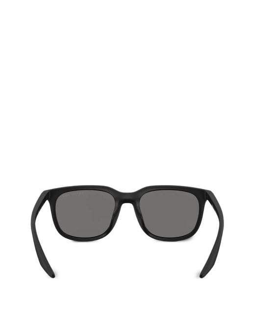 Prada Sonnenbrille Mit Eckigem Gestell in Gray für Herren