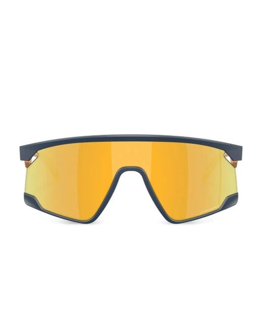 Oakley Yellow Bxtr Oversized-Frame Sunglasses