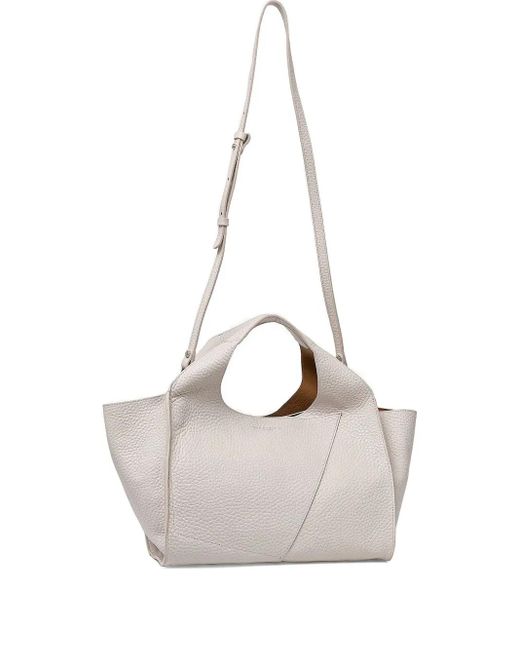 Gianni Chiarini Natural Pebble-textured Top-handle Tote Bag