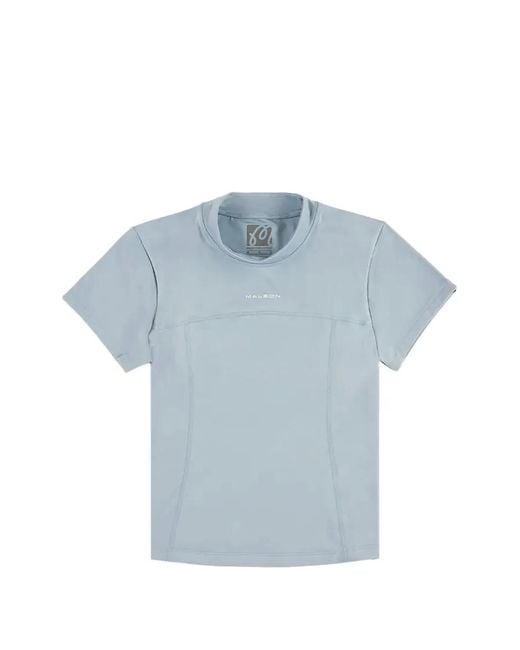 Malbon Golf Blue Orelia Seam-Detail T-Shirt