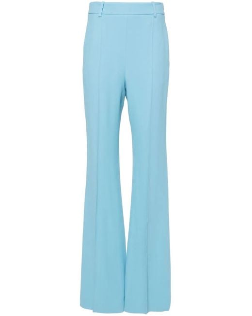 Ermanno Scervino Blue Hoch sitzende Palazzohose