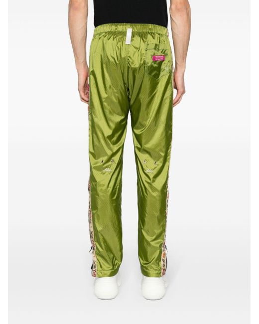Advisory Board Crystals Green Arts Mid-rise Track Trousers for men