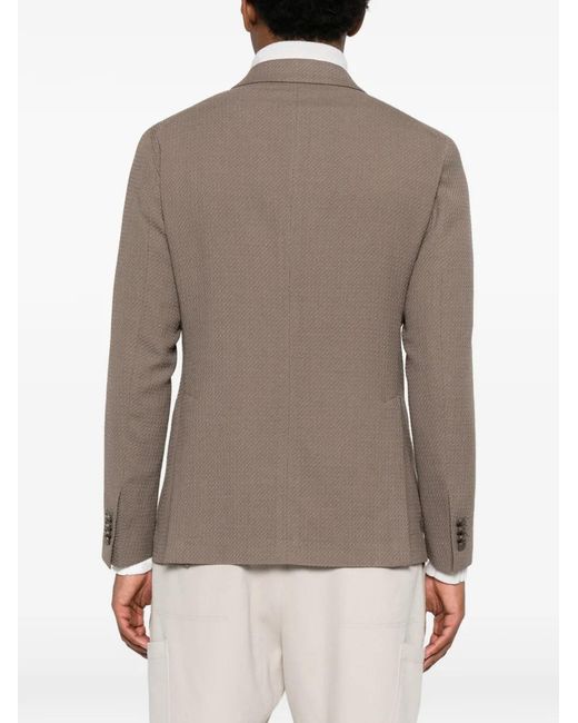 Tagliatore Brown Veste À Boutonnière Croisée for men