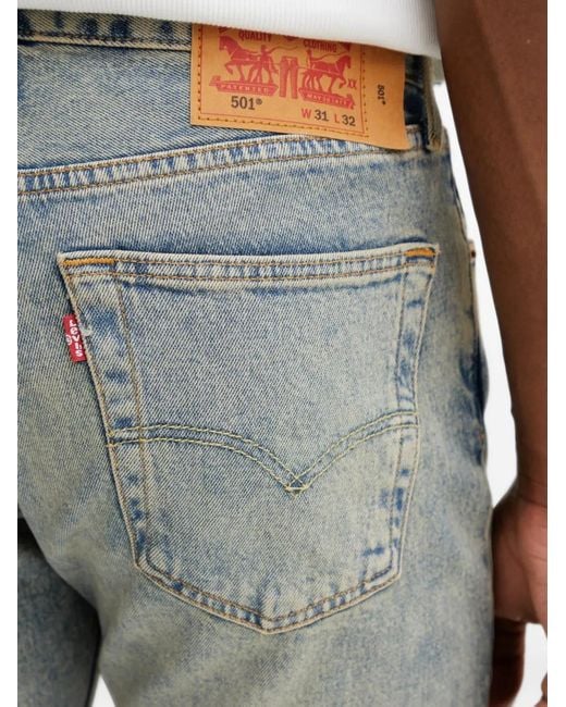 Vaqueros 501 Con Botones Levi's de hombre de color Blue