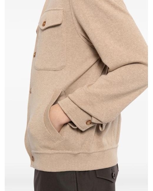 Lardini Natural Cotton Shirt Jacket for men