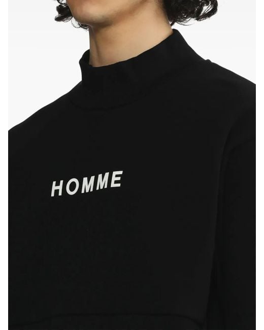 Comme des Garçons Black Logo-Print Sweatshirt for men