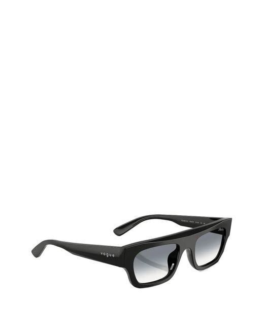 Vogue Gray Square-Frame Sunglasses