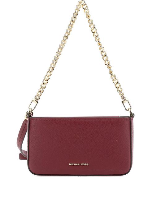 Michael Kors Purple Schultertasche mit Kettenriemen