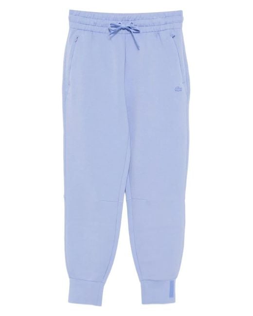 Lacoste Blue Logo-Plaque Track Pants