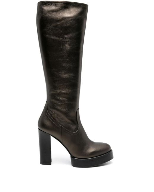 Paloma Barceló Black Davies 110Mm Knee-High Boots