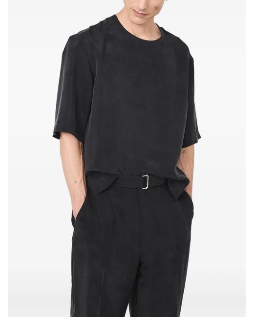 Officine Generale Black Juliana Short-Sleeve T-Shirt for men