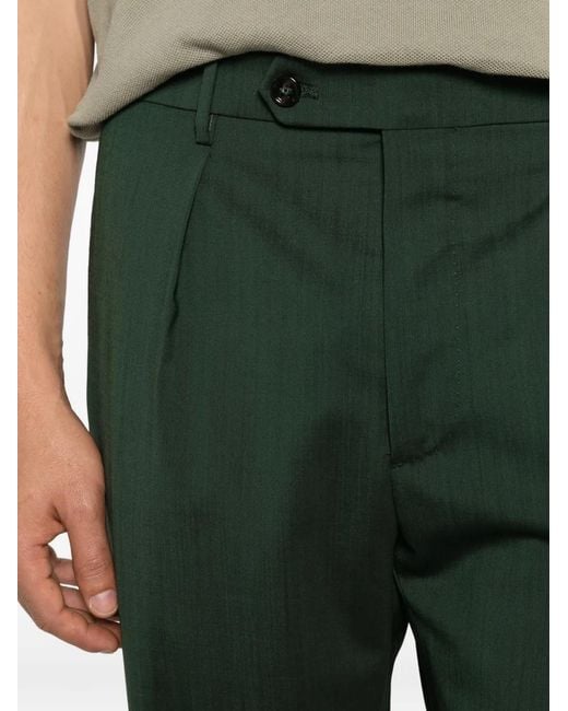 Berwich Green Pantalon Chiaia À Plis for men