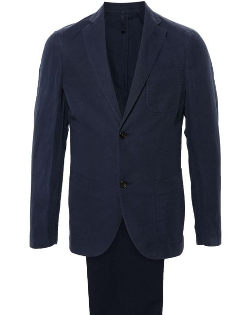 Incotex Blue Single-breasted Suit for men