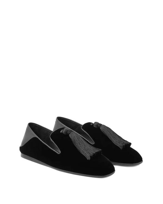 Jimmy Choo Black Eliot Slippers