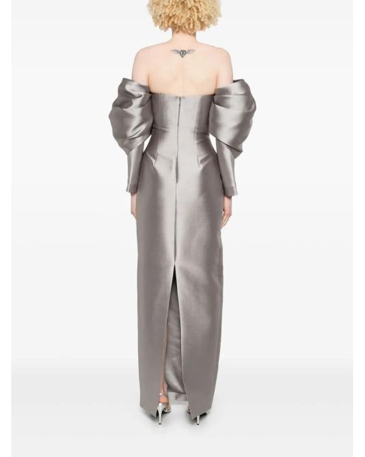 Solace London Gray Laylah Maxikleid