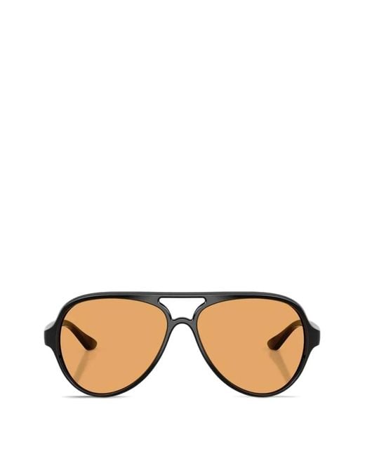 Ray-Ban Black Lunettes De Soleil Cats 5000 À Monture Pilote for men