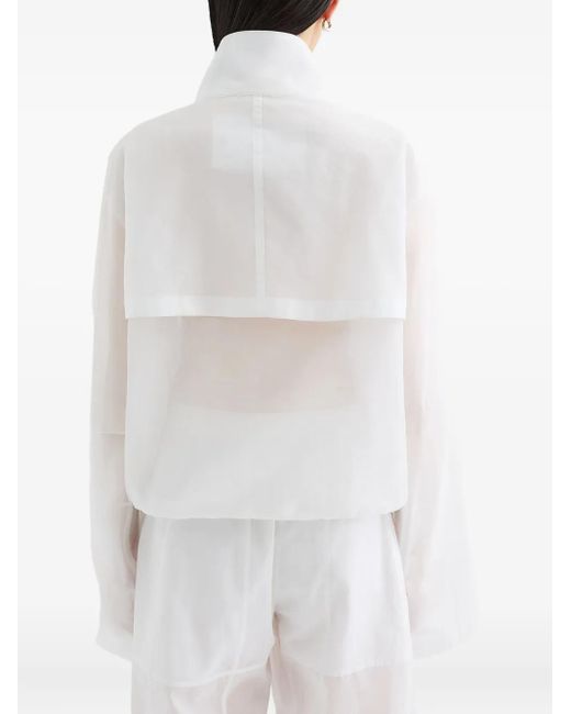 Jil Sander White Lightweight Jacket