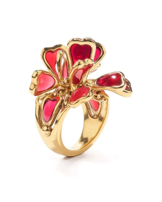 Goossens White Petal Ring