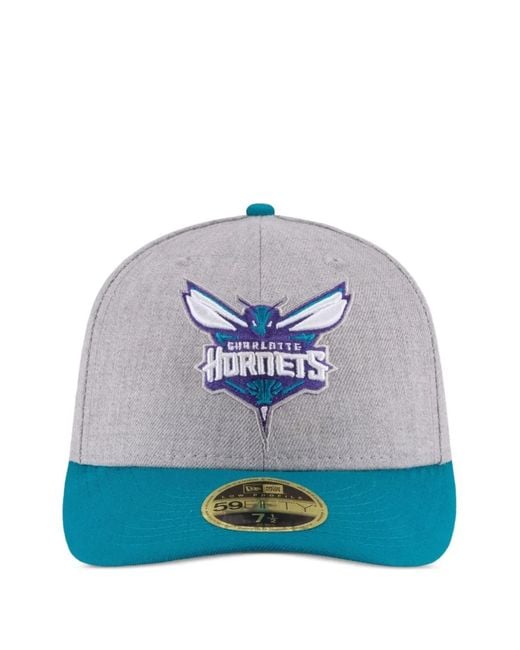 KTZ Blue 59Fifty Charlotte Hornets Baseball Cap for men