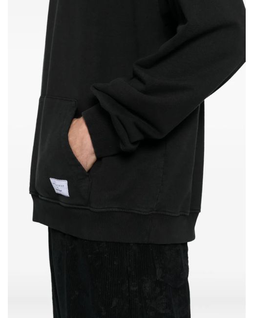 Felpa Con Cappuccio E Logo di Ih Nom Uh Nit in Black da Uomo