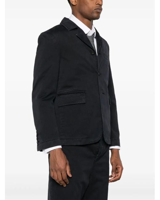 Thom Browne Black Single-Breasted Blazer for men