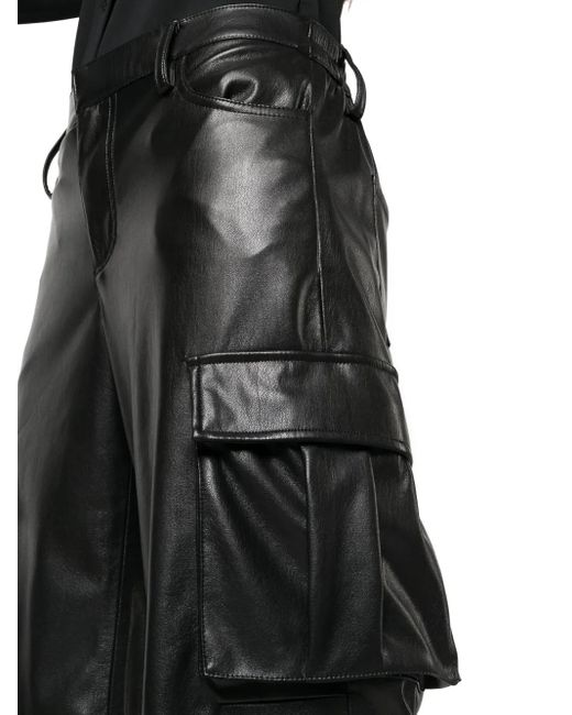 Alice + Olivia Black Luis Cargo Pants